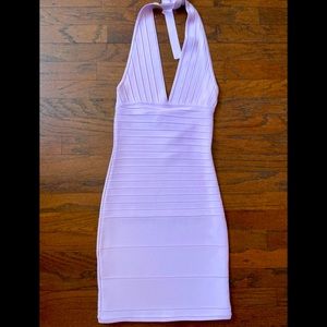 Vintage Herve Leger halterneck dress XS